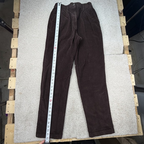 L.L. Bean Women's Size 10 Corduroy Pants Brown Cotton Spandex - Picture 2 of 7